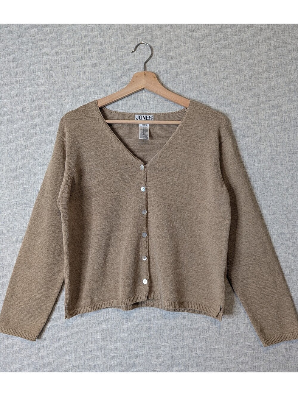 Vintage 90s Jones Studio minimalist boxy fit cardigan